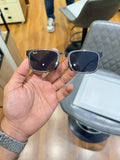 Ray-Ban RB2603 Black Silver - Front face-on view showing browline frame with Ray-Ban logo on lens
