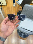 Ray-Ban RB2604 Black Silver - Front face-on view showing round frame with Ray-Ban logo on lens