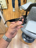 Louis Vuitton Millionaire Bold Square Eyeglass Frame - LV Hardware Detail