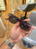 Ray-Ban RB7256 Transparent Grey Black - Folded display with Made in Italy stamp